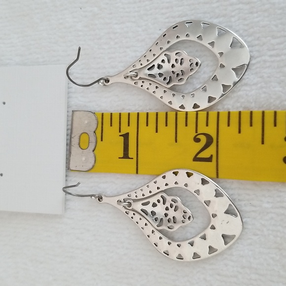 ❣️HP❣️ New Lucky Brand Oblong Earrings - Picture 4 of 6